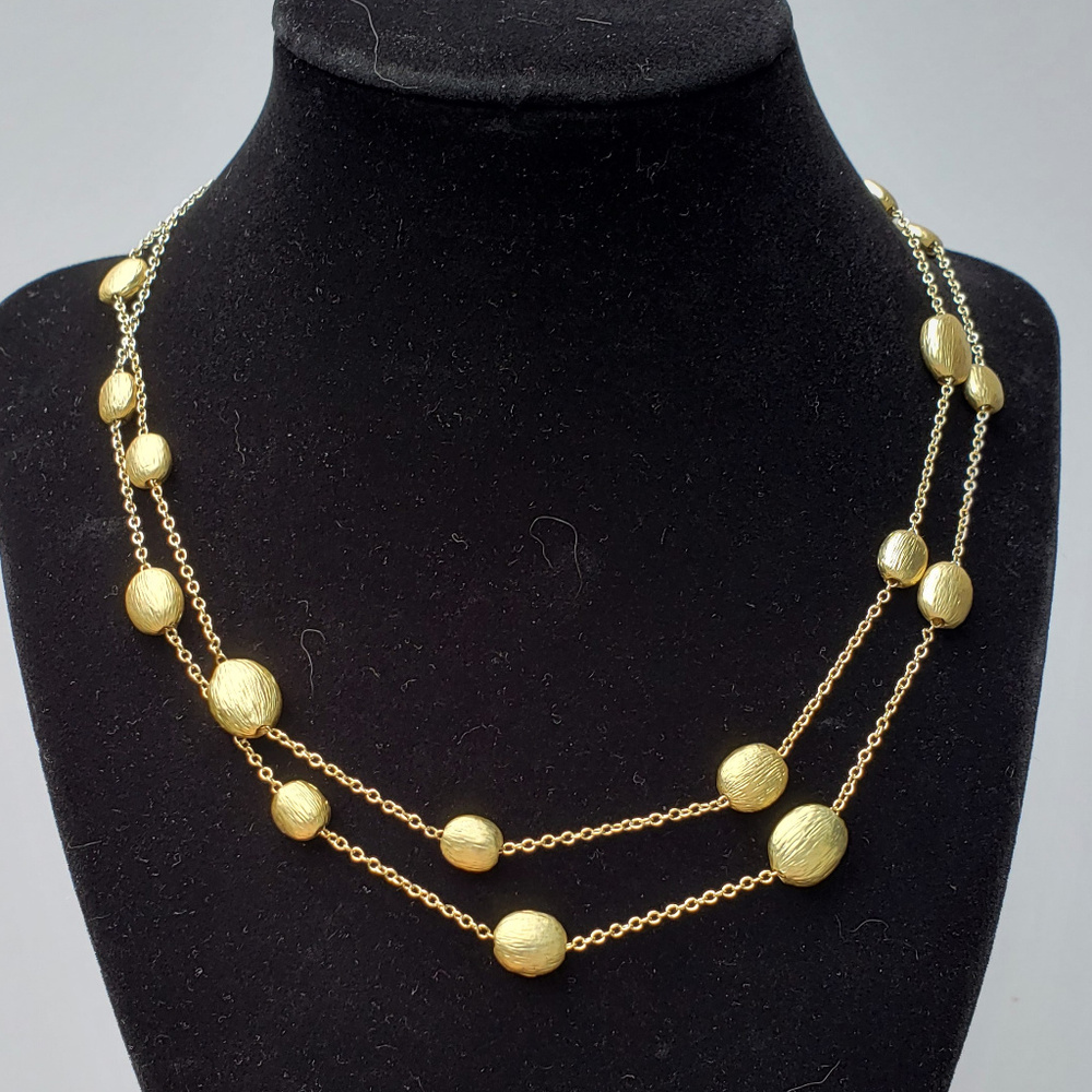 MX Signature Collection gold tone necklace